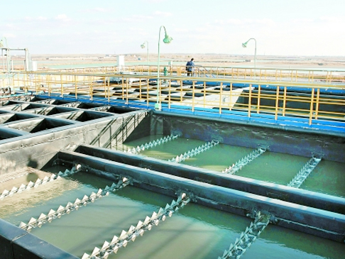 济南某生活污水处理应用消泡剂